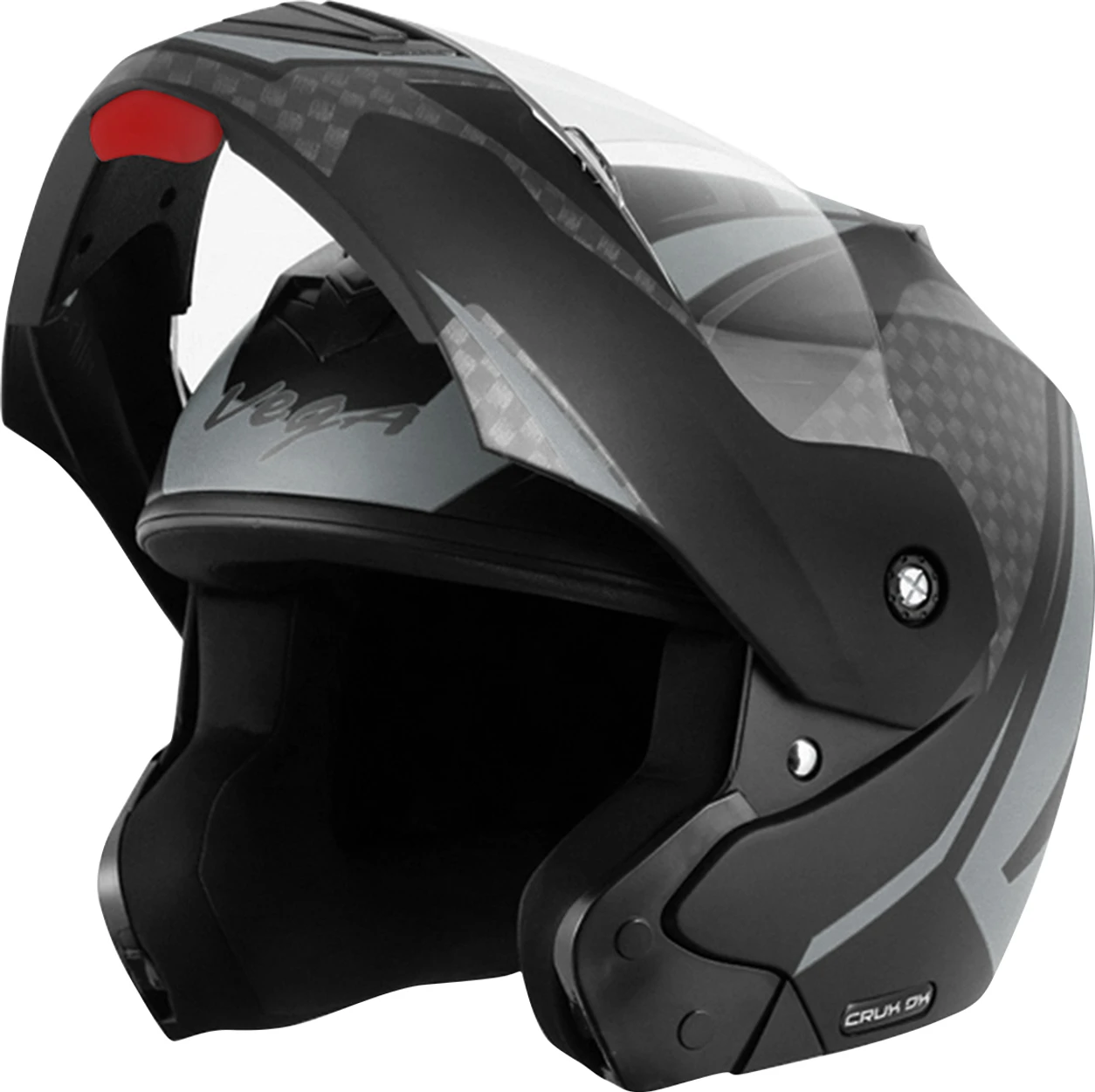 VEGA CRUX DX CHECKS DULL BLACK SILVER C/V (M) VEGA CRUX DX CHECKS DULL BLACK SILVER C/V (M)