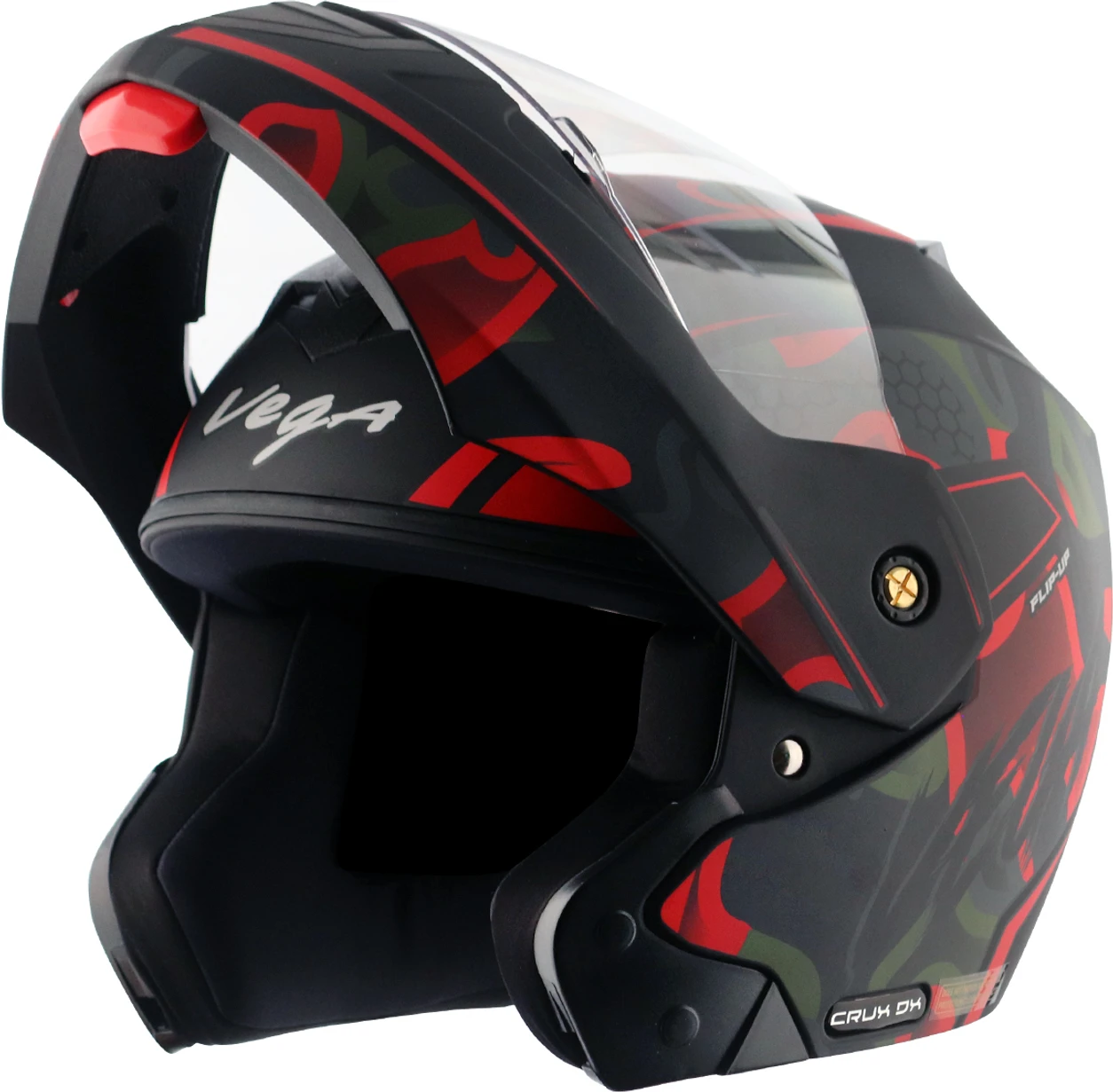 VEGA CRUX DX FIGHTER DULL BLACK RED C/V (M)