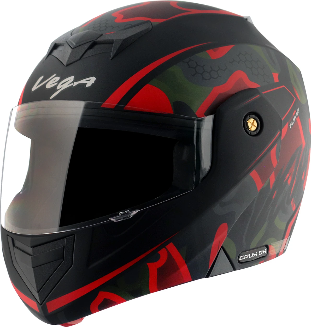 VEGA CRUX DX FIGHTER DULL BLACK RED C/V (M)