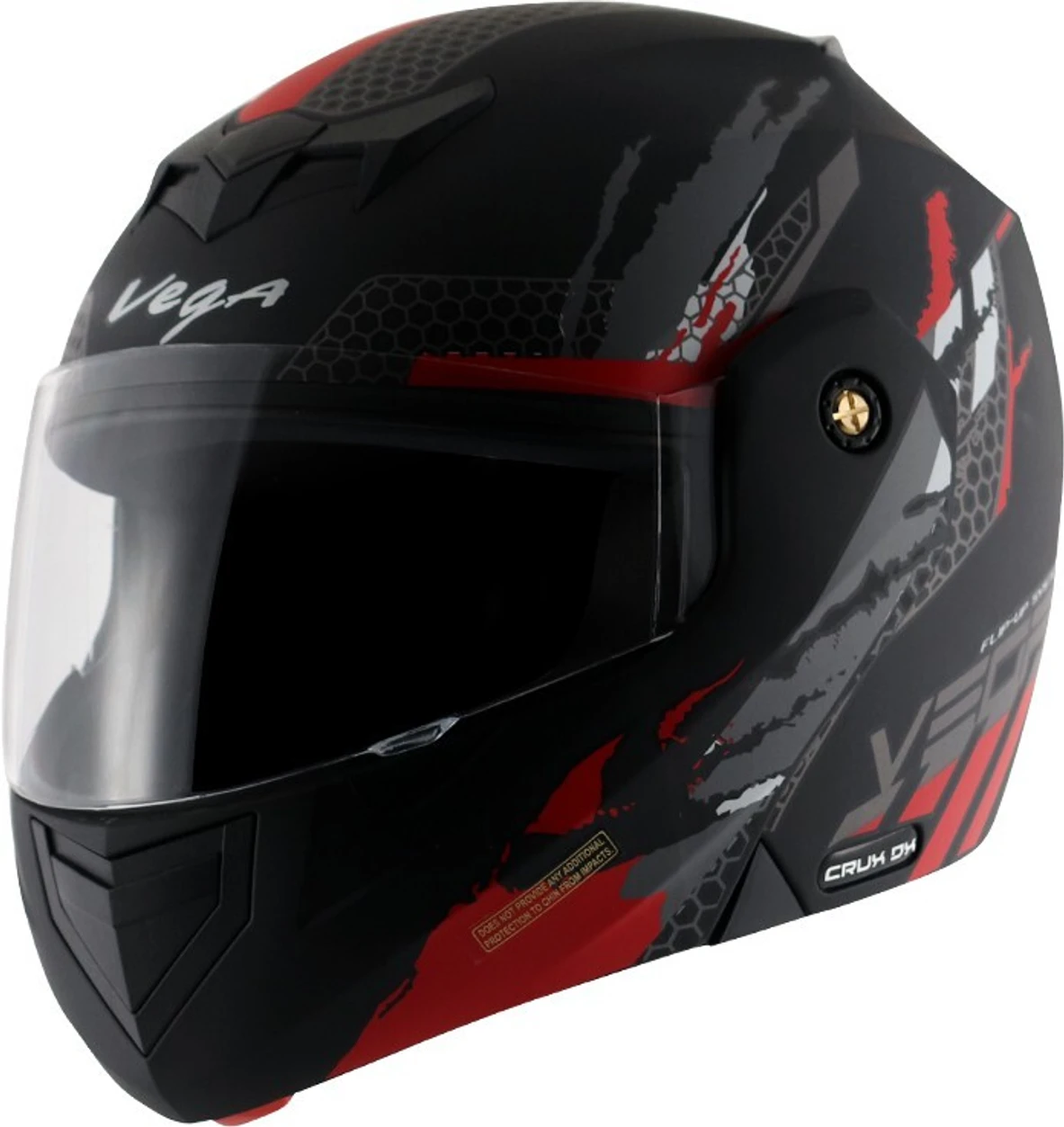 VEGA CRUX DX FLEX DULL BLACK RED C/V (M) VEGA CRUX DX FLEX DULL BLACK RED C/V (M)