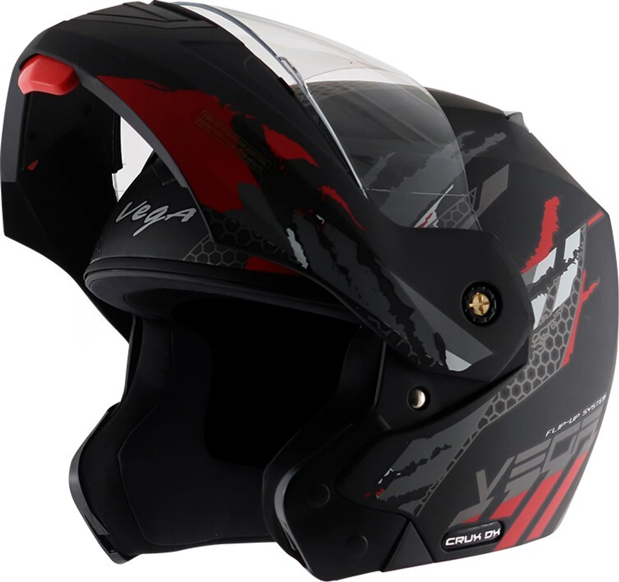 VEGA CRUX DX FLEX DULL BLACK RED C/V (M) VEGA CRUX DX FLEX DULL BLACK RED C/V (M)