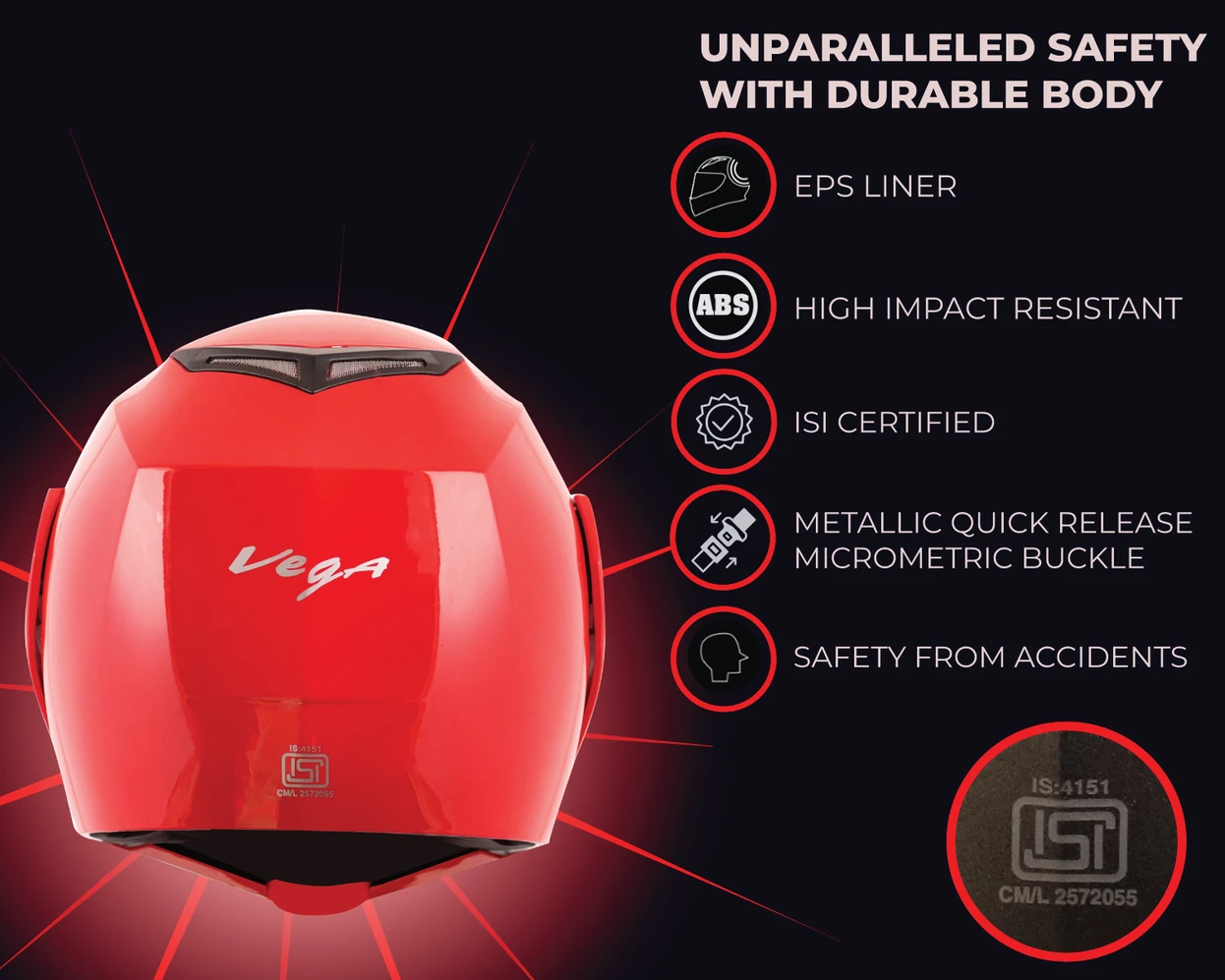 VEGA CRUX DX RED M VEGA CRUX DX RED M