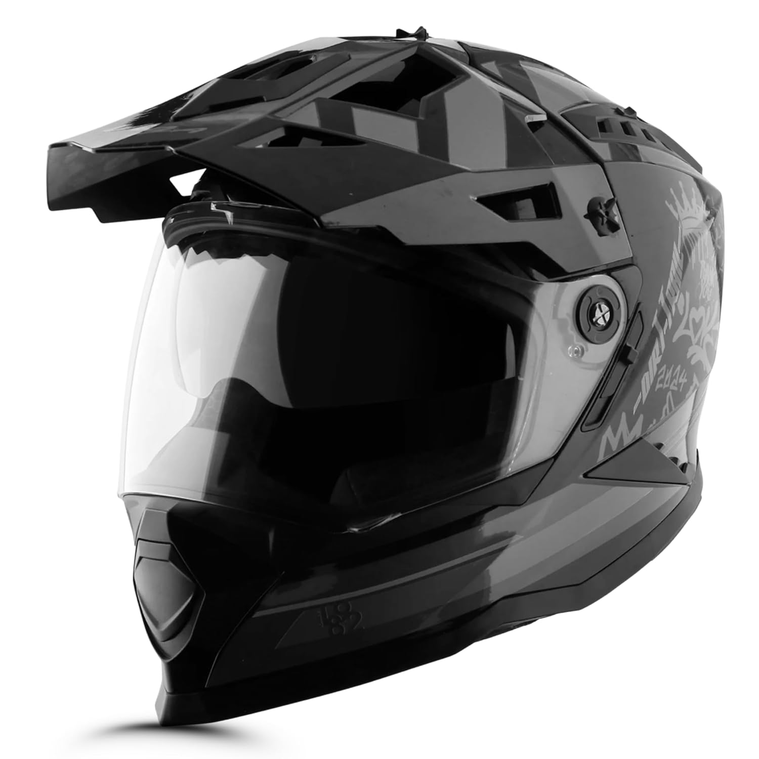 VEGA DIRT-X TRIAL BLACK/GREY(XL)
