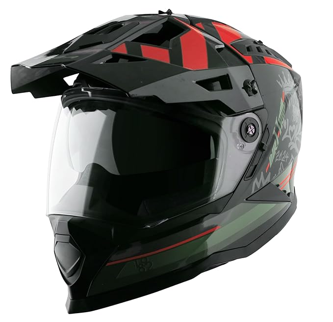 VEGA DIRT-X TRIAL BLACK/RED (M)