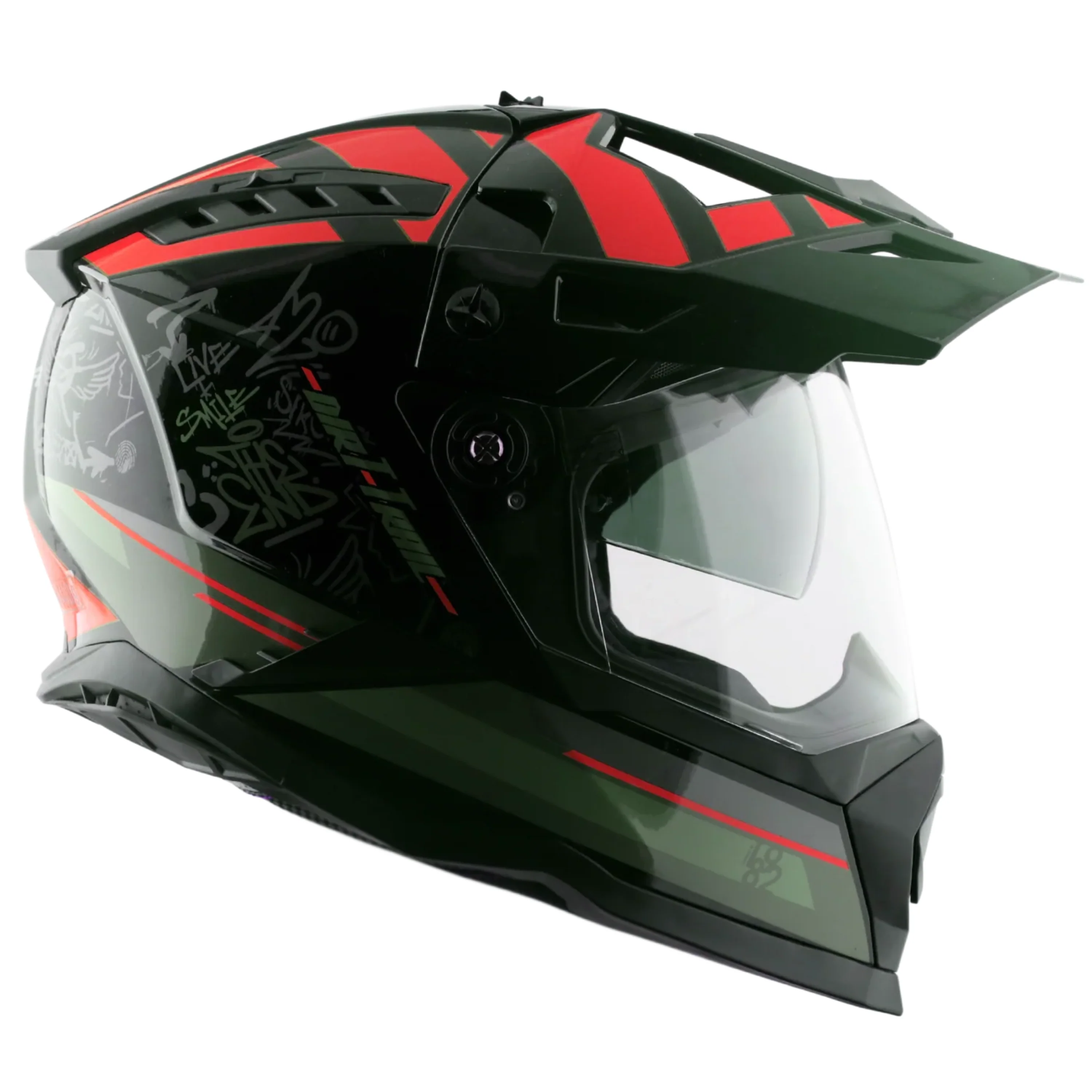 VEGA DIRT-X TRIAL BLACK/RED (M) VEGA DIRT-X TRIAL BLACK/RED (M)