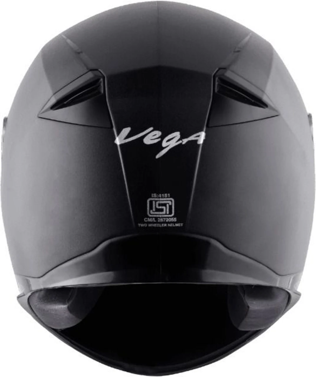 VEGA EVO BLACK DOUBLE VISOR C/V (L)