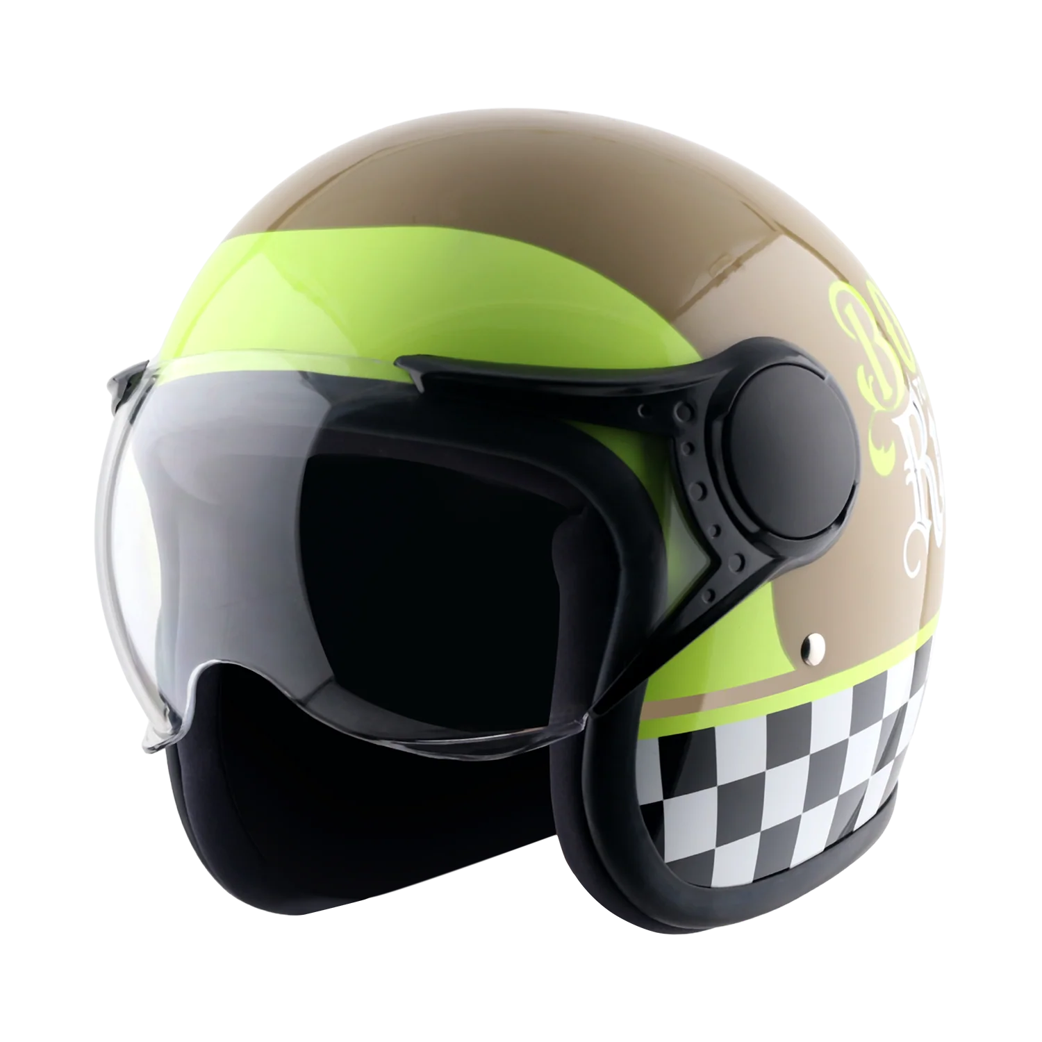 VEGA JET W/VISOR BORN TO RIDE DESERT STORM NEON YELLOW C/V (L) VEGA JET W/VISOR BORN TO RIDE DESERT STORM NEON YELLOW C/V (L)