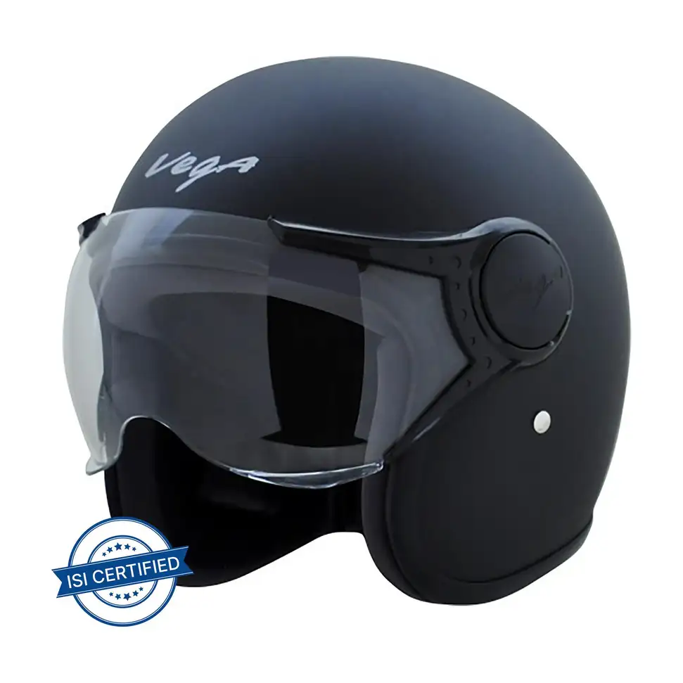 VEGA JET W/VISOR BLACK C/V (L) VEGA JET W/VISOR BLACK C/V (L)