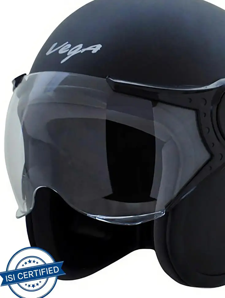 VEGA JET W/VISOR BLACK C/V (L) VEGA JET W/VISOR BLACK C/V (L)