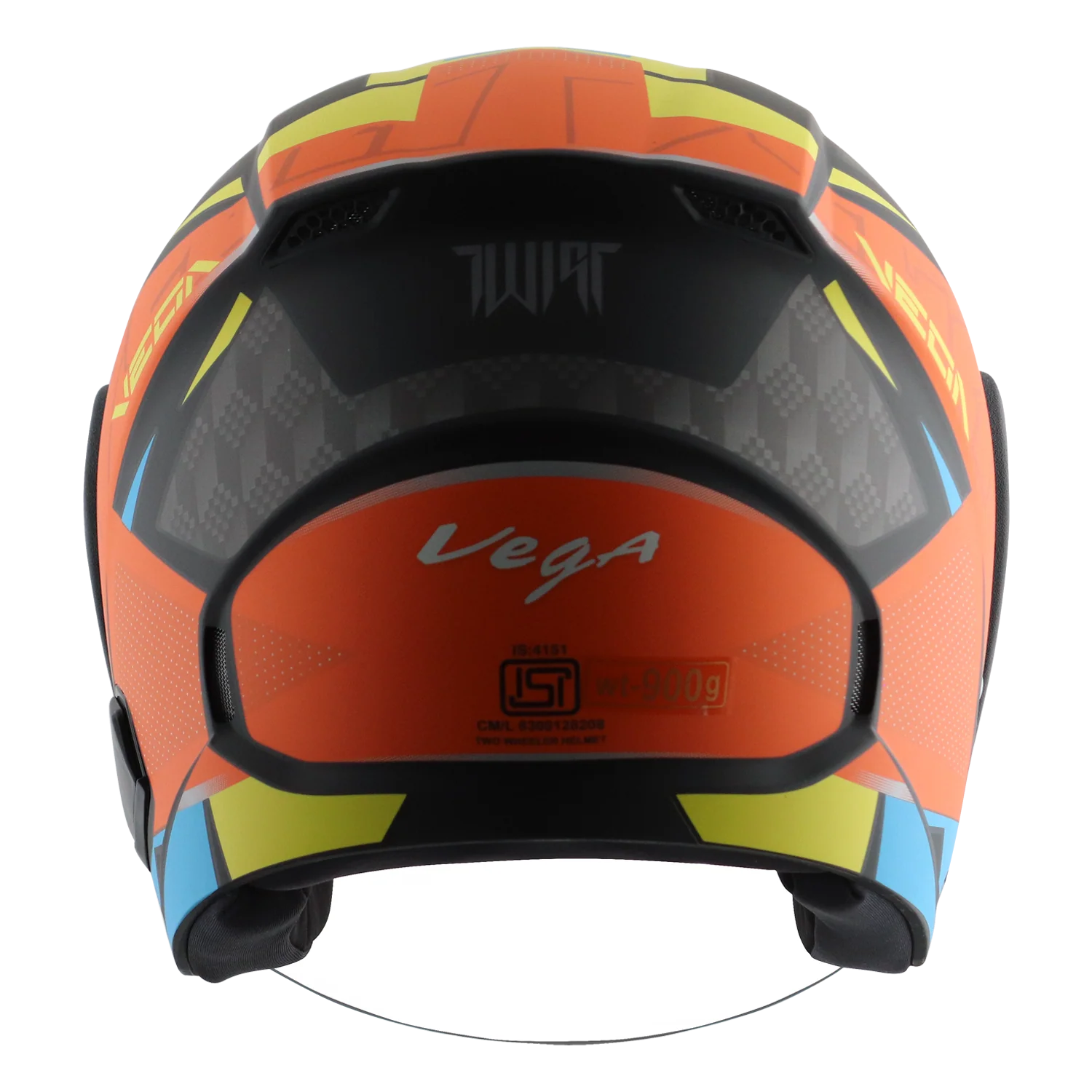 VEGA LARK TWIST DULL BLACK ORANGE C/V (L)
