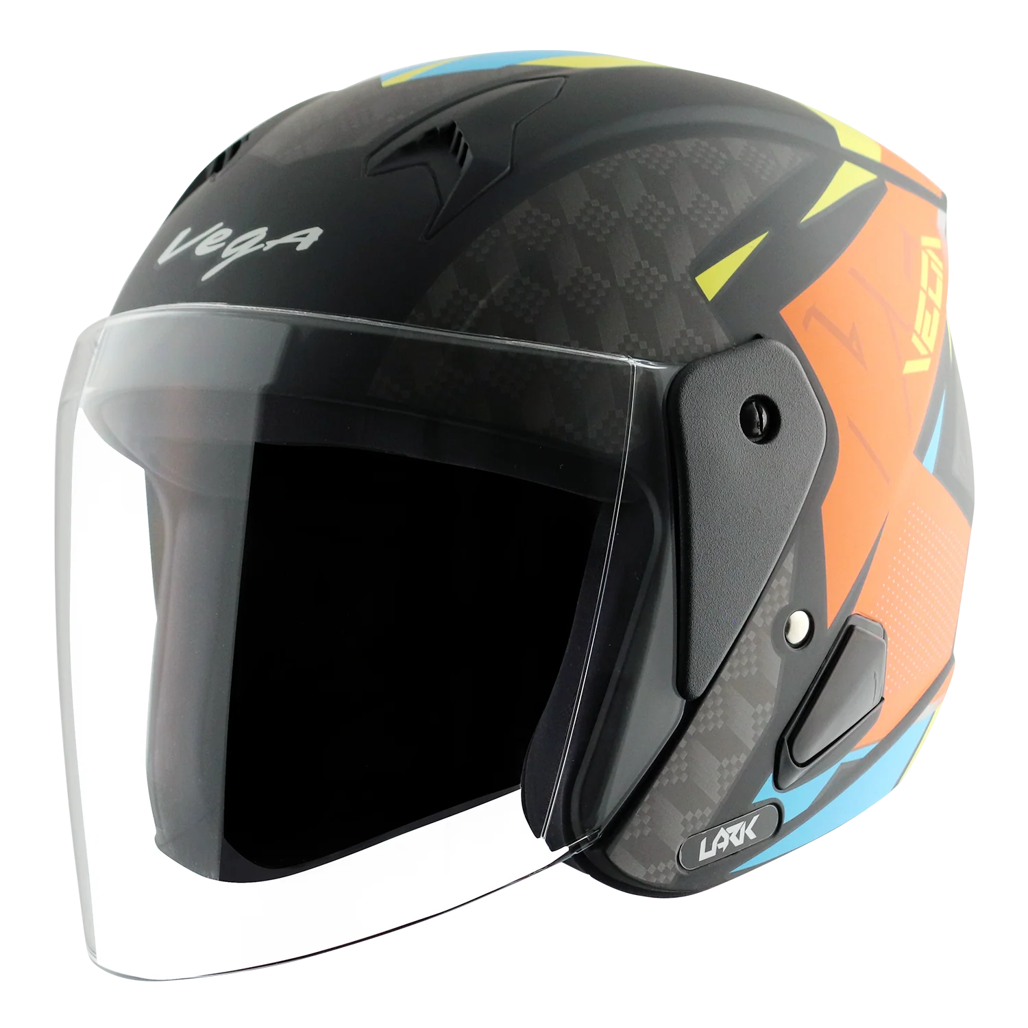 VEGA LARK TWIST DULL BLACK ORANGE C/V (L)