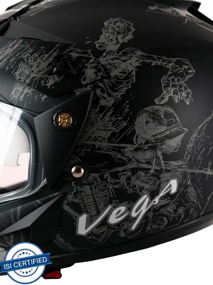 VEGA OFF ROAD DV SKETCH DULL BLACK SILVER L VEGA OFF ROAD DV SKETCH DULL BLACK SILVER L