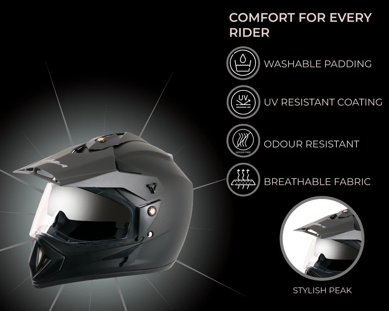 VEGA OFFROAD D/V BLACK (M) VEGA OFFROAD D/V BLACK (M)