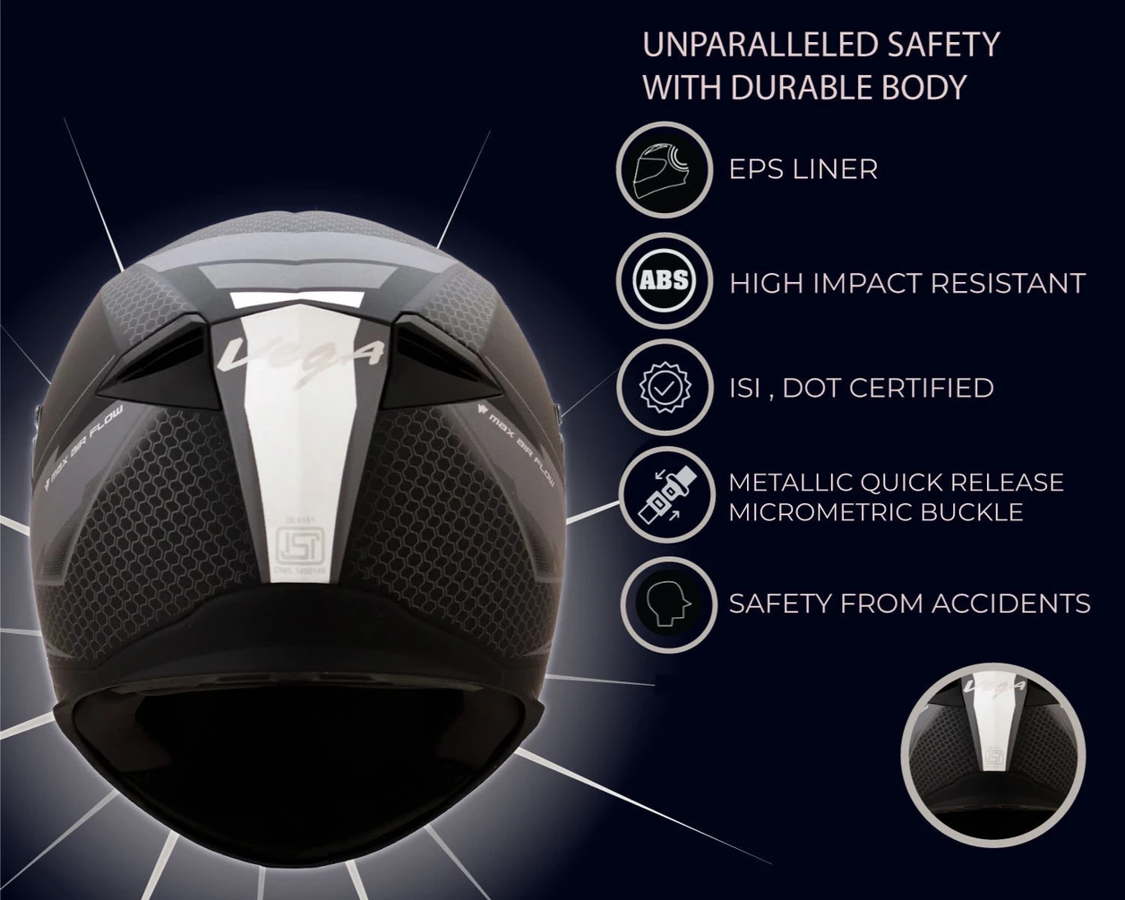 VEGA RYKER D/V BOLDER DULL BLACK SILVER M VEGA RYKER D/V BOLDER DULL BLACK SILVER M