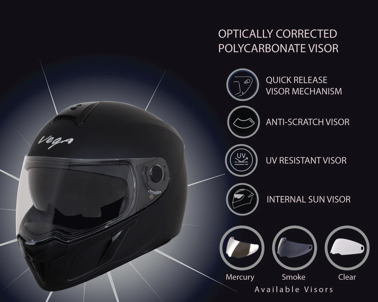 VEGA RYKER D/V DULL BLACK L VEGA RYKER D/V DULL BLACK L