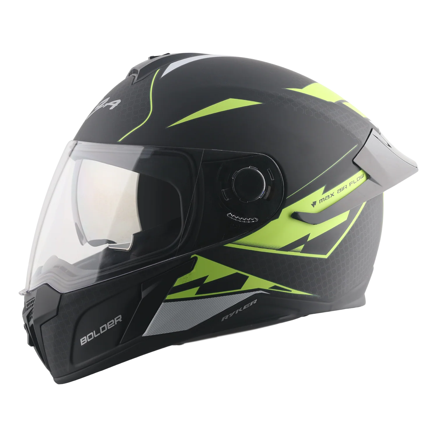VEGA RYKER D/V BOLDER DULL BLACK NEON YELLOW (M)