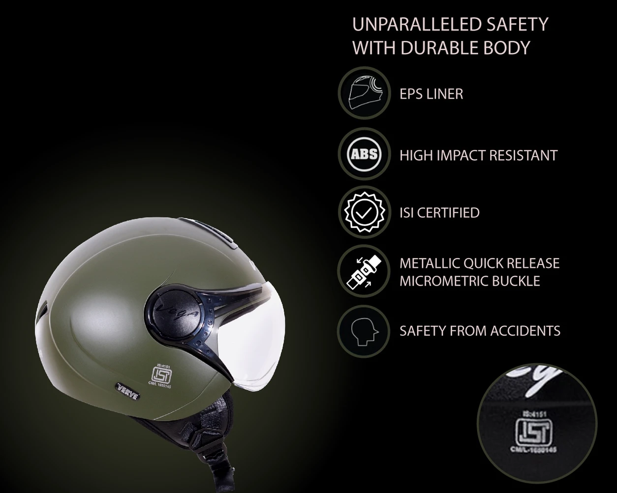 VEGA VERVE DULL ARMY GREEN C/V (M)