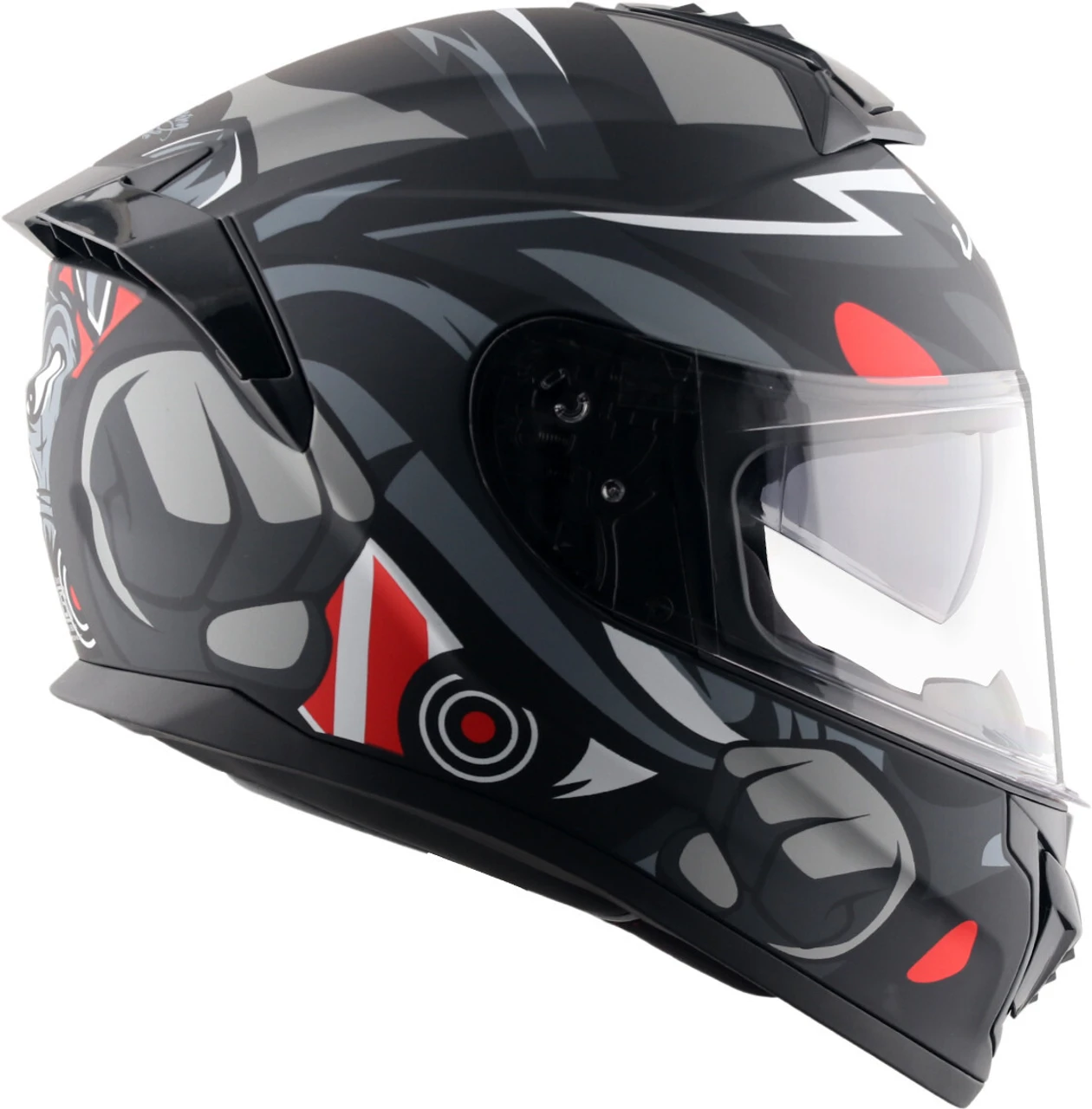VEGA ZAP DUDE DULL BLACK/RED D/V (XL) VEGA ZAP DUDE DULL BLACK/RED D/V (XL)