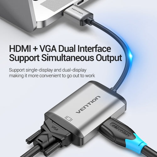 VENTION HDMI TO HDMI+VGA CONVERTER