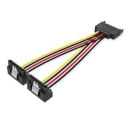 VENTION SAT 15P MALE TO FEMALE POWER SPLITTER CABLE 0.15 METER BLACK VENTION SAT 15P MALE TO FEMALE POWER SPLITTER CABLE 0.15 METER BLACK