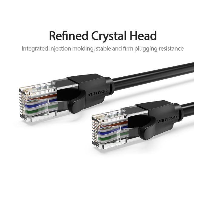 VENTION CAT6 UTP PATCH CORD CABLE BLACK