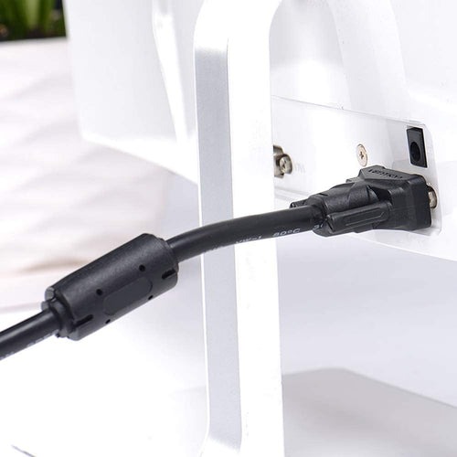 VENTION VGA(3+6) MALE TO MALE CABLE WITH FERRITE CORES BLACK VENTION VGA(3+6) MALE TO MALE CABLE WITH FERRITE CORES BLACK