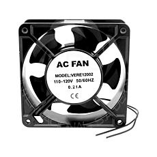 Ventilador para Refrigerador AC, con 2 cables Voltaje 110/120 Amperes 0.28 HZ 60 Watts 20/20 VERE12002
