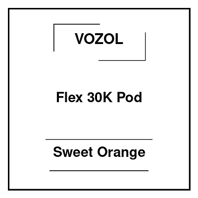 Vozol Flex 30K Pod Sweet Orange