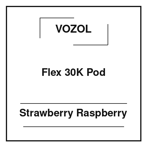 Vozol Flex 30K Pod Strawberry Raspberry