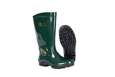 Shova Green Black Gumboot
