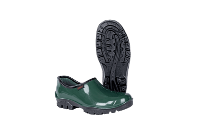 Shova Green Black Slip-on Shoe