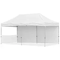 Coated Steel Sublimated Gazebo 6m x 3m - 1 Short Half-Wall Skin - 1 Long Full Wall Skin