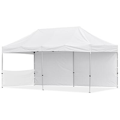 Coated Steel Sublimated Gazebo 6m x 3m - 1 Short Half-Wall Skin - 1 Long Full Wall Skin