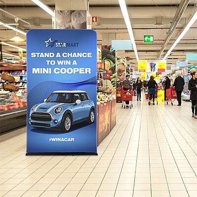 Double Sided Fabric Tube System 1.5m