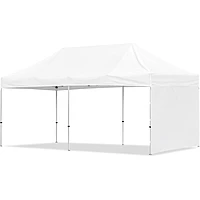 Coated Steel Sublimated Gazebo 6m x 3m -  1 Short Full-Wall Skin