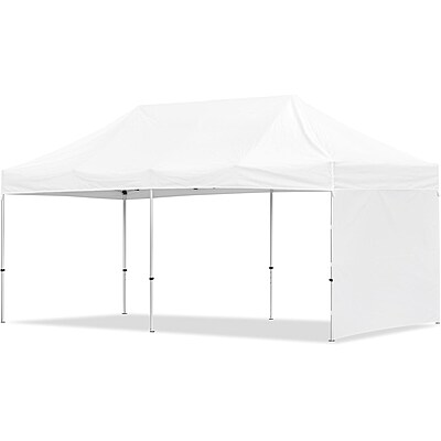 Coated Steel Sublimated Gazebo 6m x 3m -  1 Short Full-Wall Skin