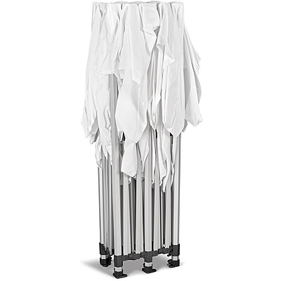 Coated Steel Sublimated Gazebo 6m x 3m -  1 Short Full-Wall Skin