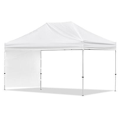 Coated Steel Sublimated Gazebo 4.5m x 3m - 1 Short Full-Wall Skin