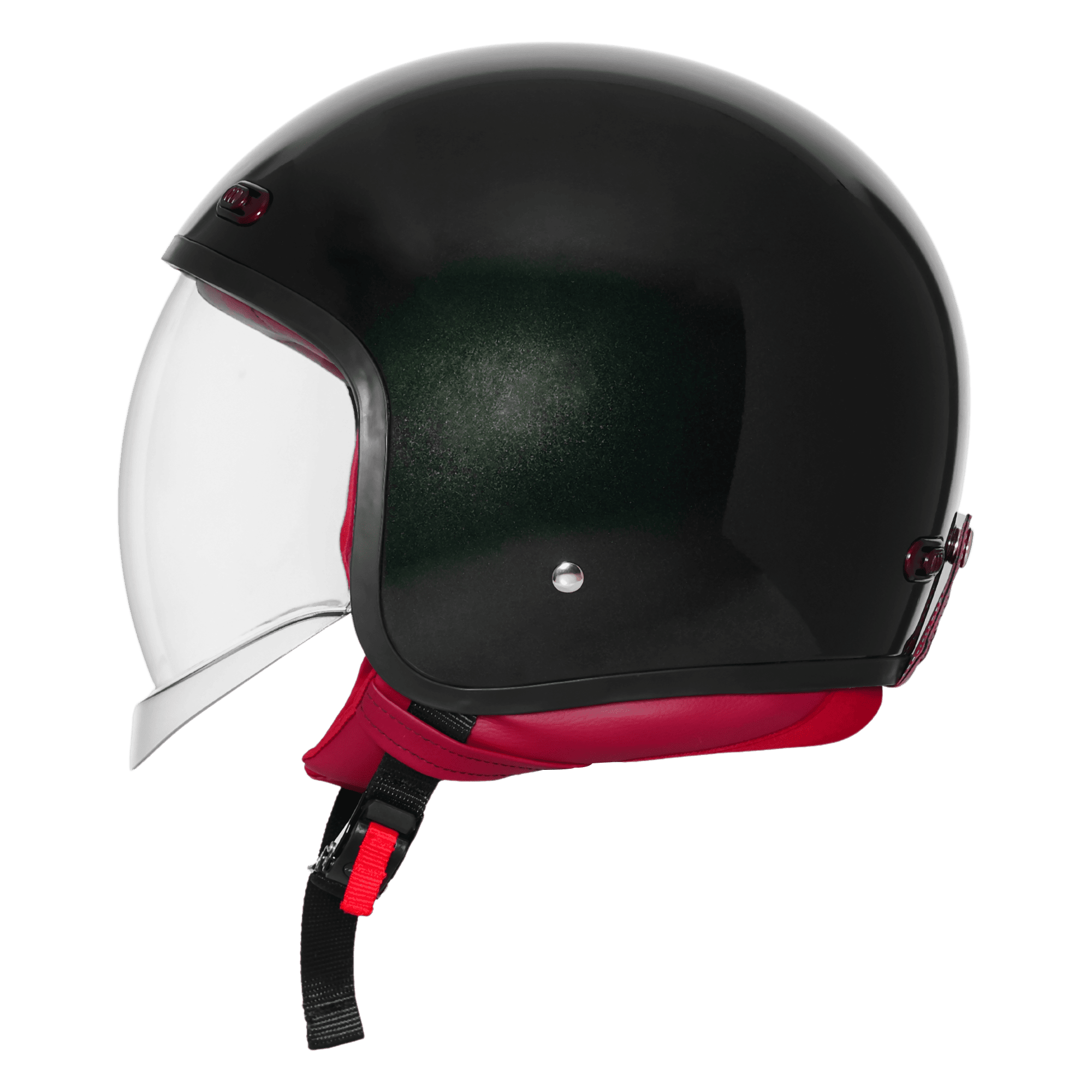 STEELBIRD SBH-67 VINTAGE DOT 5.0 GLOSSY EXOTIC GREEN C/V 600 MM WITH EXTRA SMOKE VISOR STEELBIRD SBH-67 VINTAGE DOT 5.0 GLOSSY EXOTIC GREEN C/V 600 MM WITH EXTRA SMOKE VISOR
