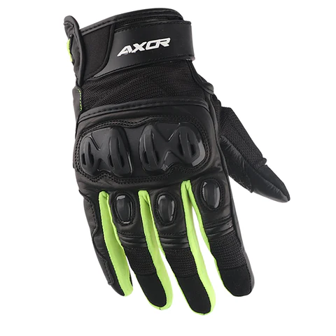 AXOR GLOVES F/F VIPER BLACK NEON GREEN L