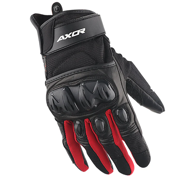 AXOR GLOVES F/F VIPER BLACK RED XL