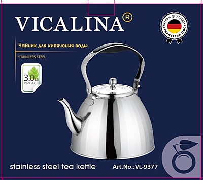 ابريق شاي ستانليس ستيل VICALINA