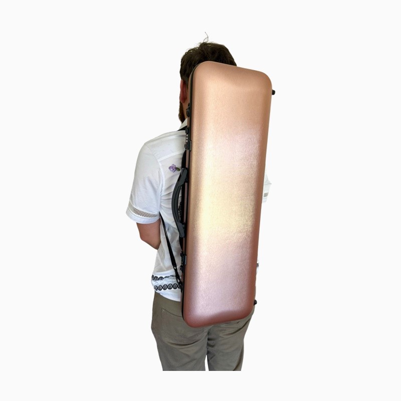 Copy of Violin Case, 4/4 Size, Oblong, Rose Gold Look, Professional Quality