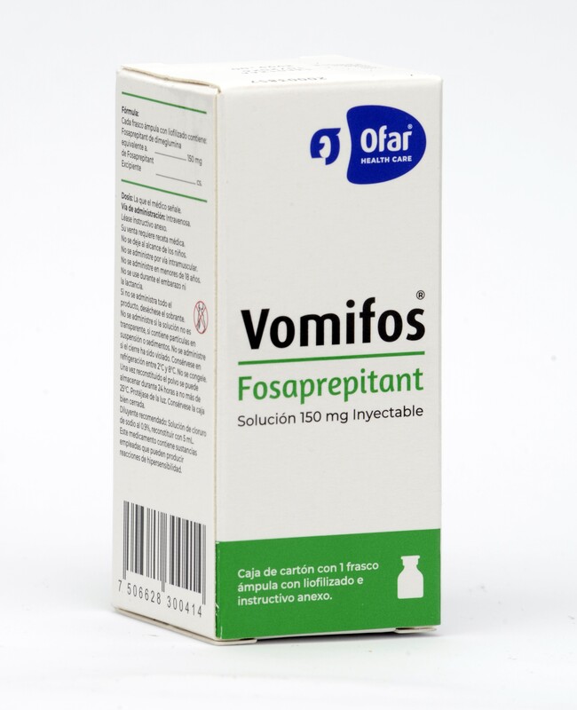VOMIFOS (Fosaprepitant) Solución 150 mg