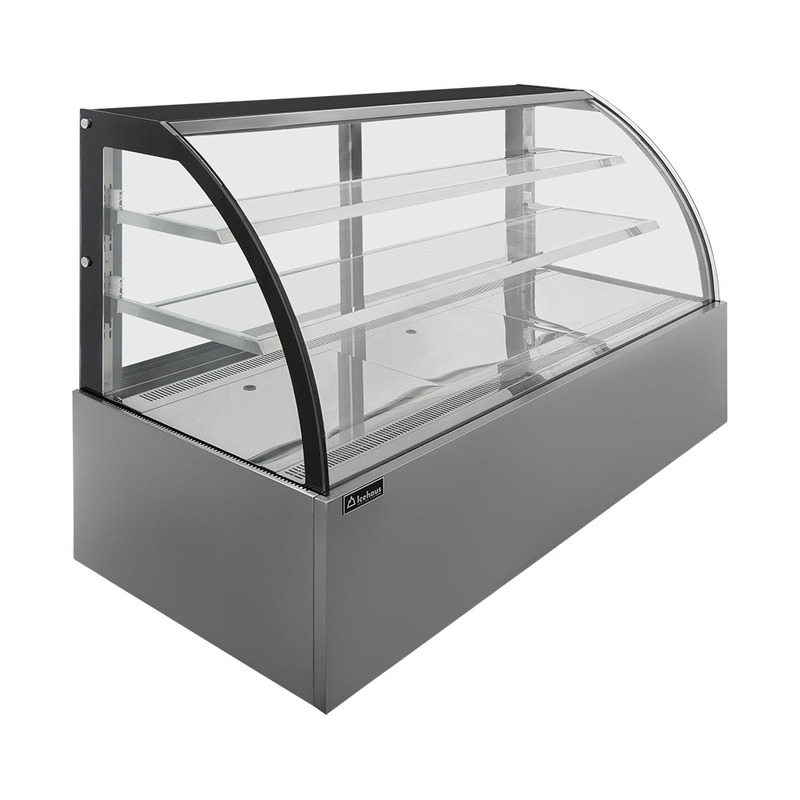 Vitrina Pastelera Curva 180 cm