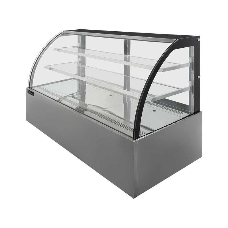 Vitrina Pastelera Curva 180 cm