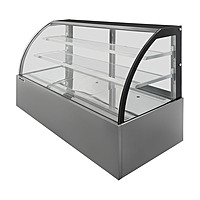 Vitrina pastelera curva 1800 mm frente