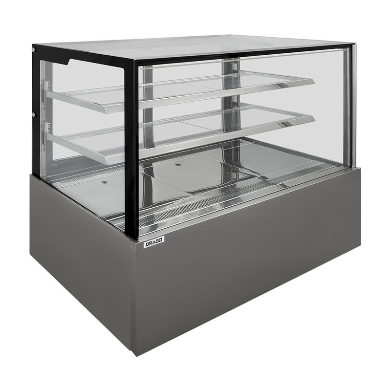 Vitrina pastelera plana 1500 mm frente