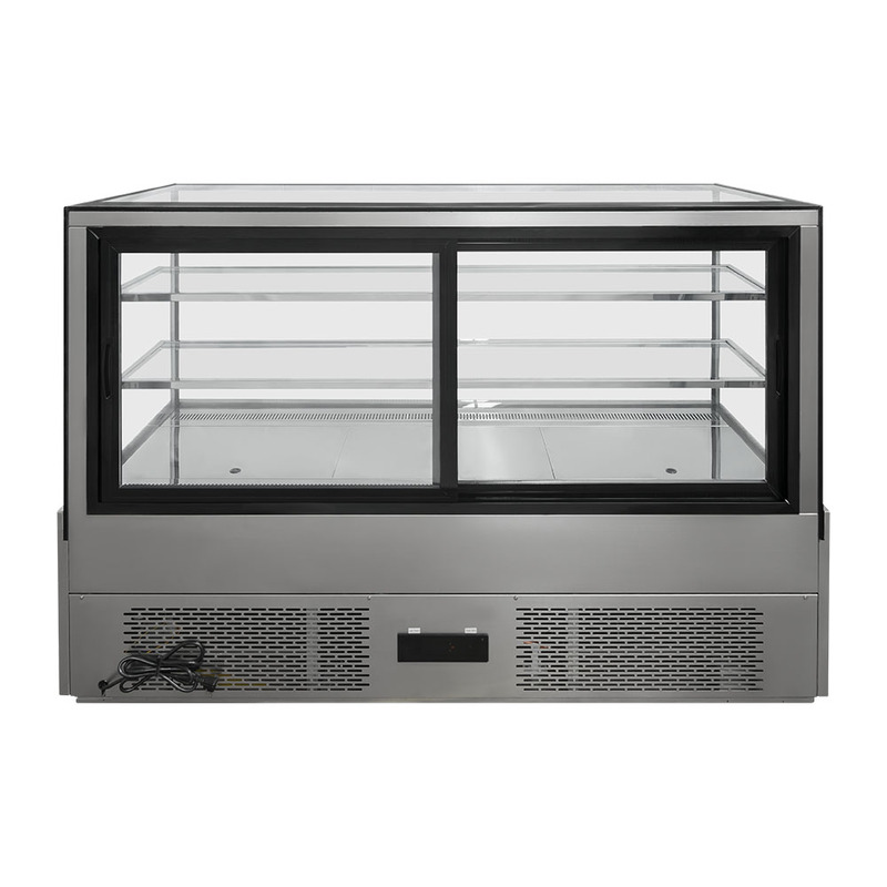 Vitrina Pastelera Plana 180 cm