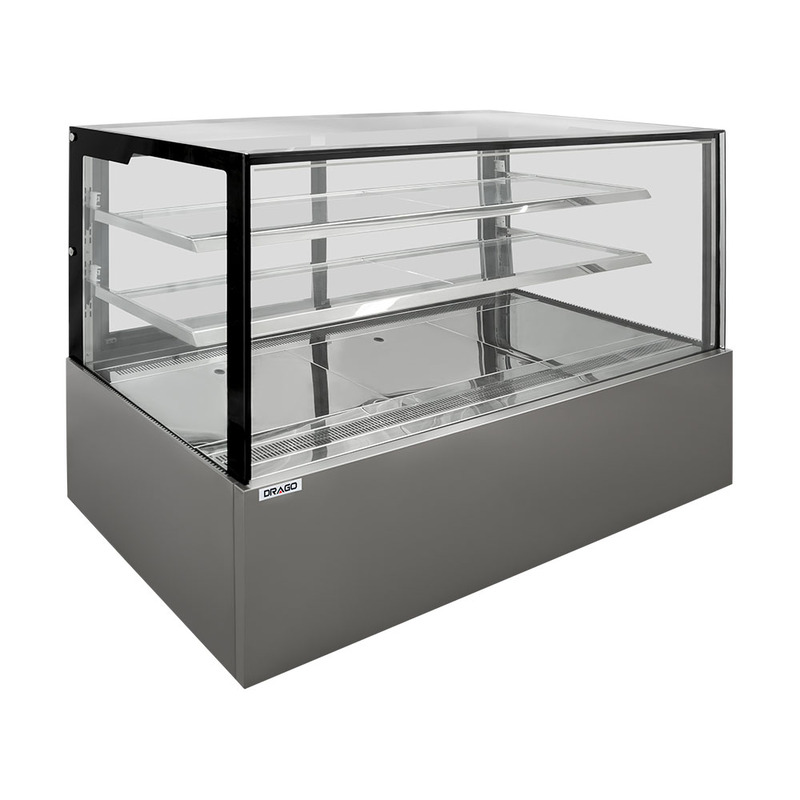 Vitrina pastelera plana 1800 mm frente